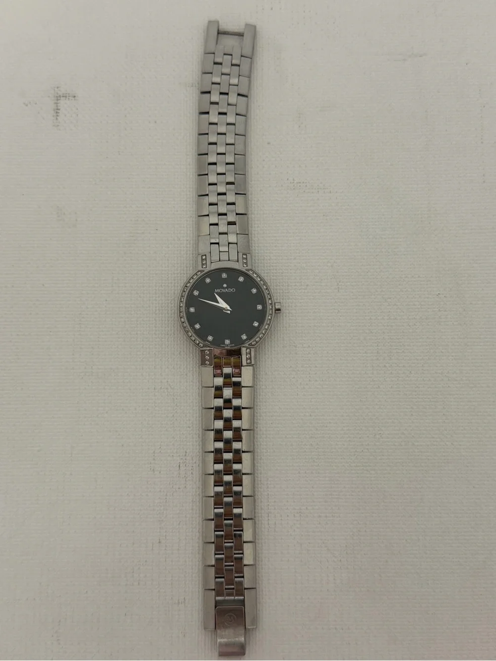Ladies Movado Faceto 25mm with Diamonds